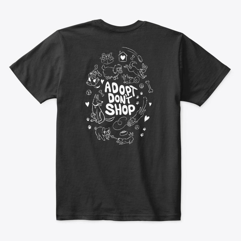 Adopt Don't Shop (White Design)