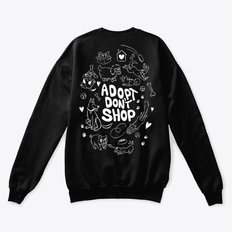 Adopt Don't Shop (White Design)