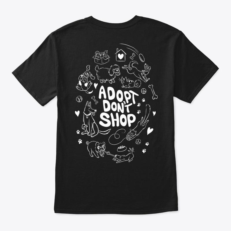 Adopt Don't Shop (White Design)