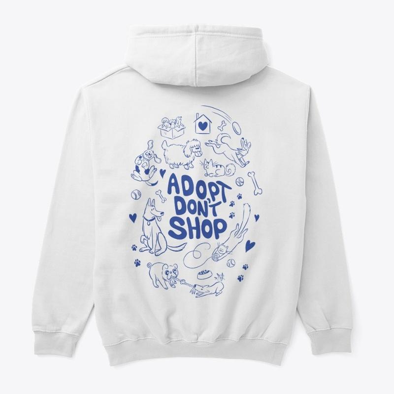 Adopt Don't Shop (Blue Design)